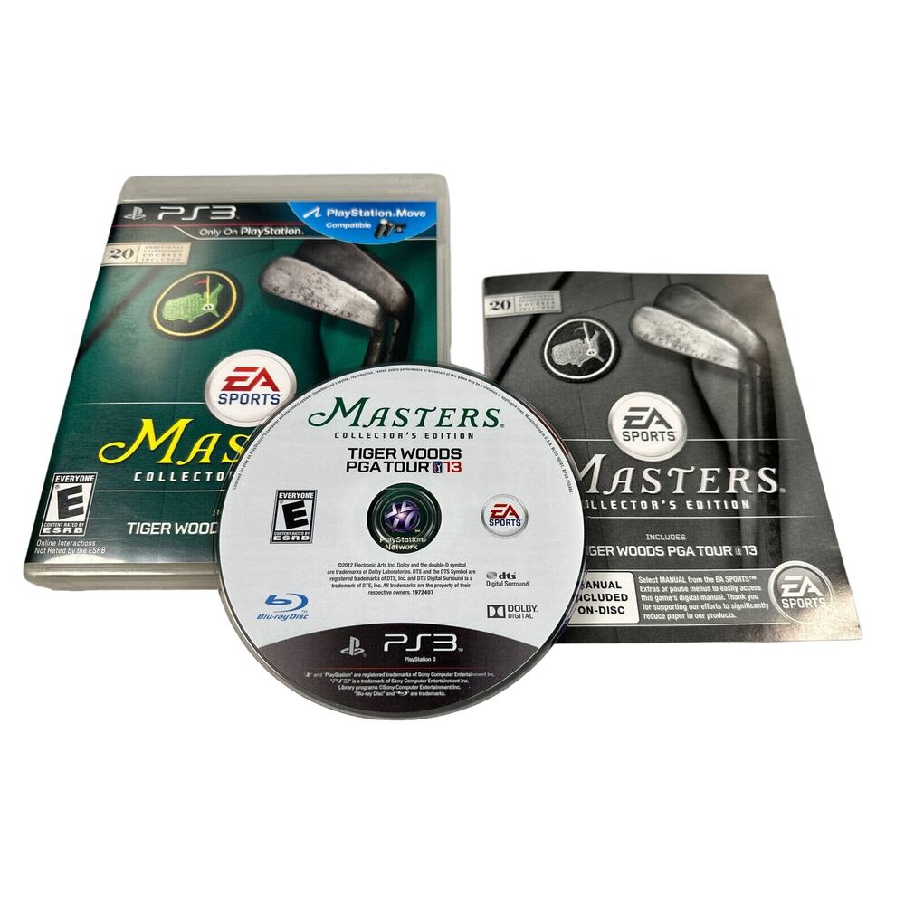 Tiger Woods PGA Tour 13 Masters Collection Edition (Playstation 3) CIB